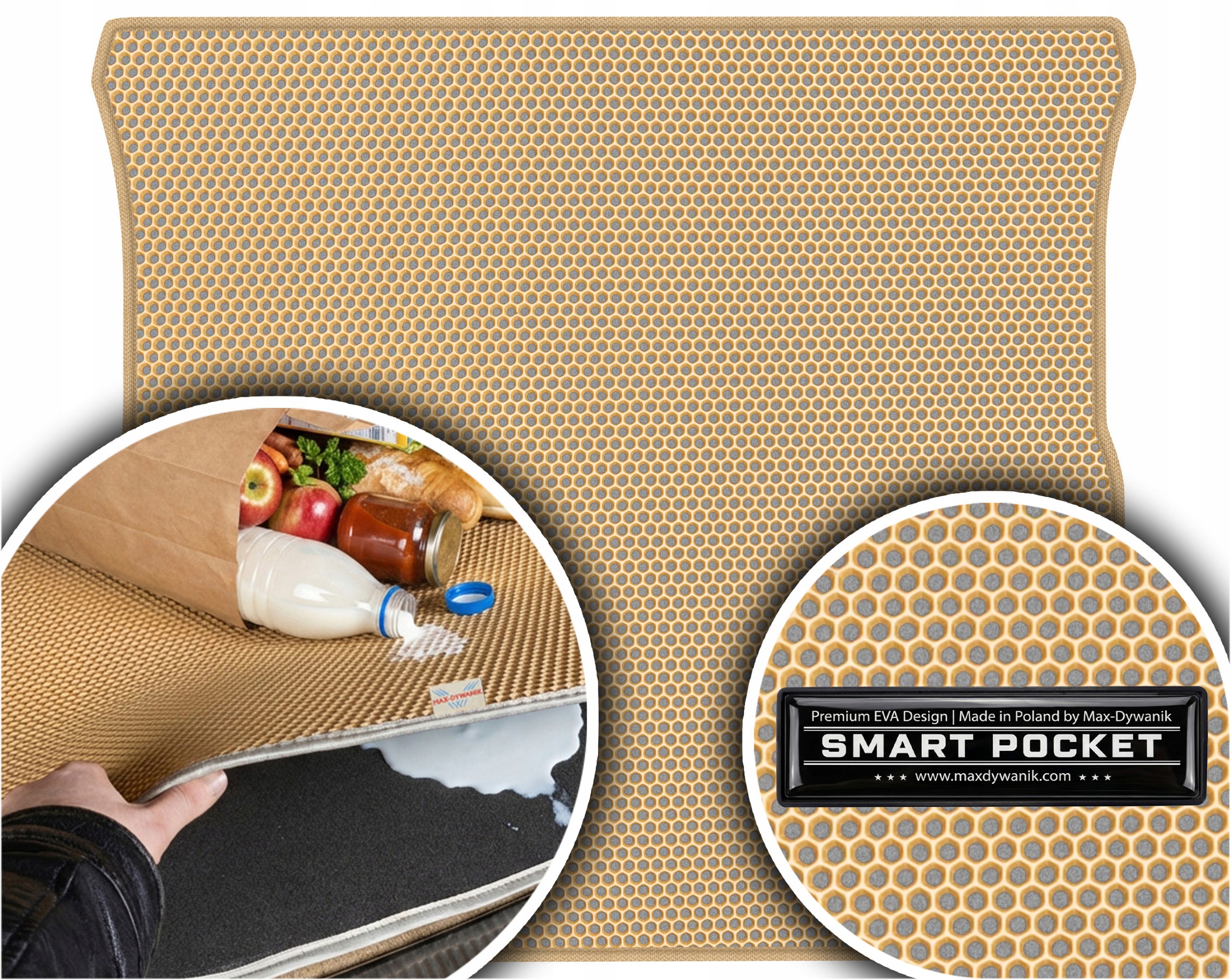 Ford Focus I Sedan 1999-2004 Vložka do kufru Eva Smart Pocket Béžová