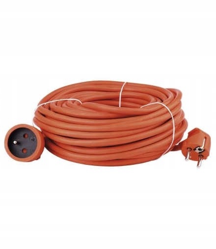 Predlžovací Kábel 1 zásuvka 30 m oranžový Emos 1901013000
