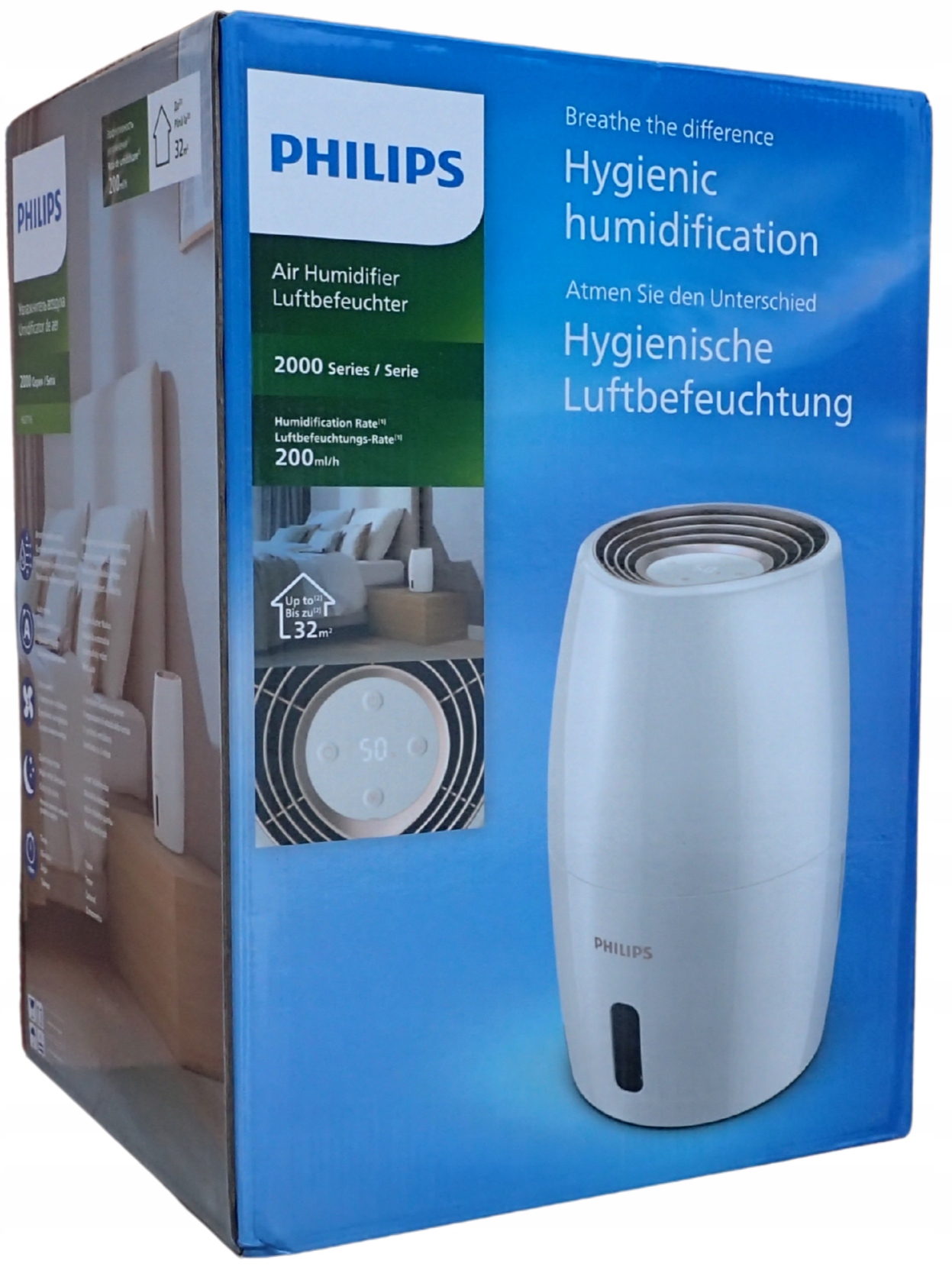 Zvlhčovač vzduchu Philips HU2716/10 NanoCloud 2.0l pro místnosti do 32 m²