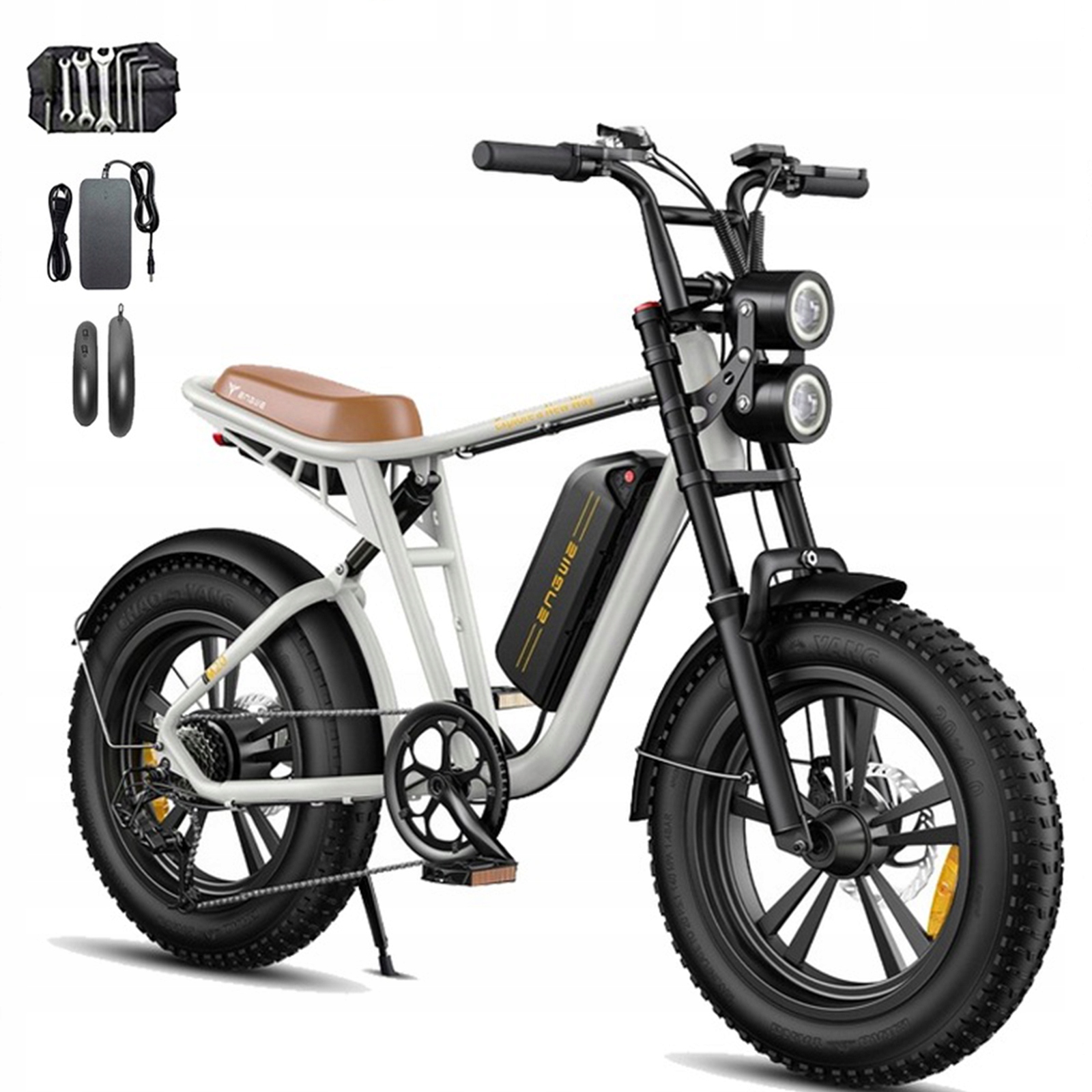 20" Elektrické vozidlo (elektrokolo) pro muže/ženy Engwe M20 1000W 48V13AH 45 km/h 75 Km Mtb