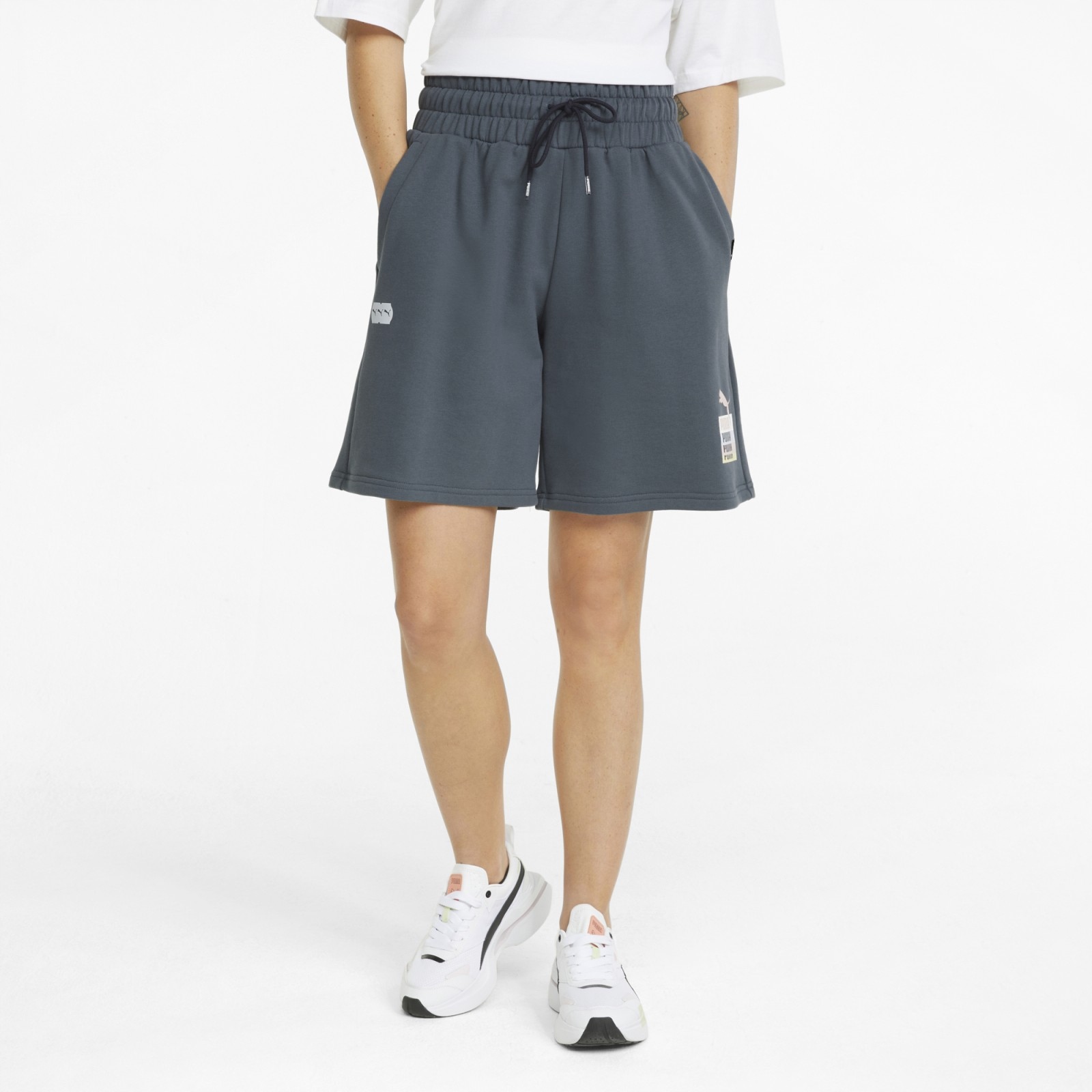 Dámské šortky Puma Brand Love High Waist Longline 8