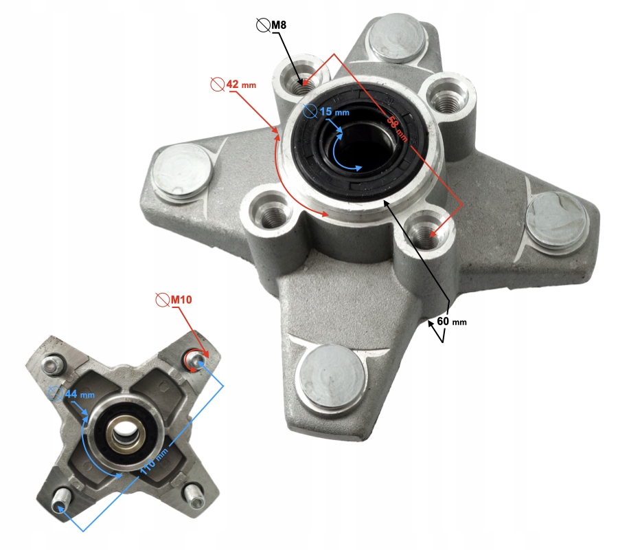 5916312034266 - Ступица переднего колеса Pentor