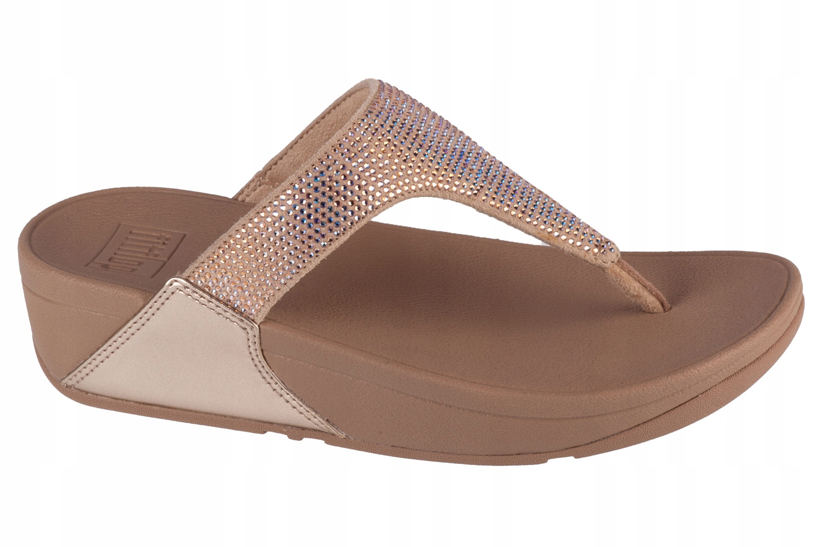 Fitflop Lulu [39] Dámské kožené žabky béžové