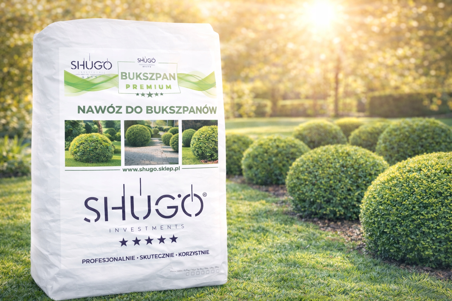 Hnojivo pro bukszpany Premium Shugo 25 kg – zdravé a šťavnatě zelené keře!