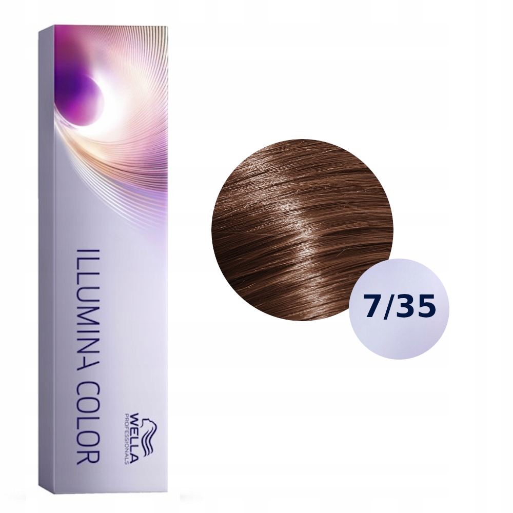 Barvy na vlasy Wella Středně hnědá zlatá mahagonová blond