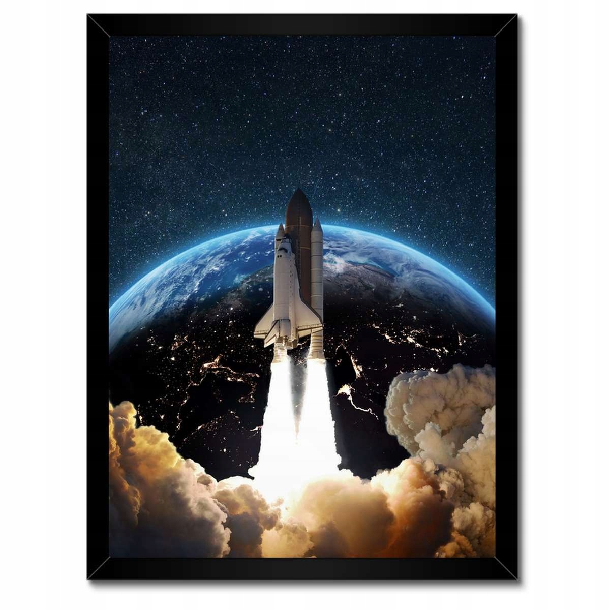 Plakáty v rámu 30x40 Start rakety do vesmíru