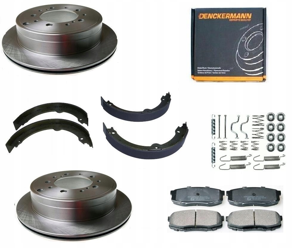 Kotouče Čelisti Pružinové Land Cruiser J20 2008- Zadní Sada 345MM