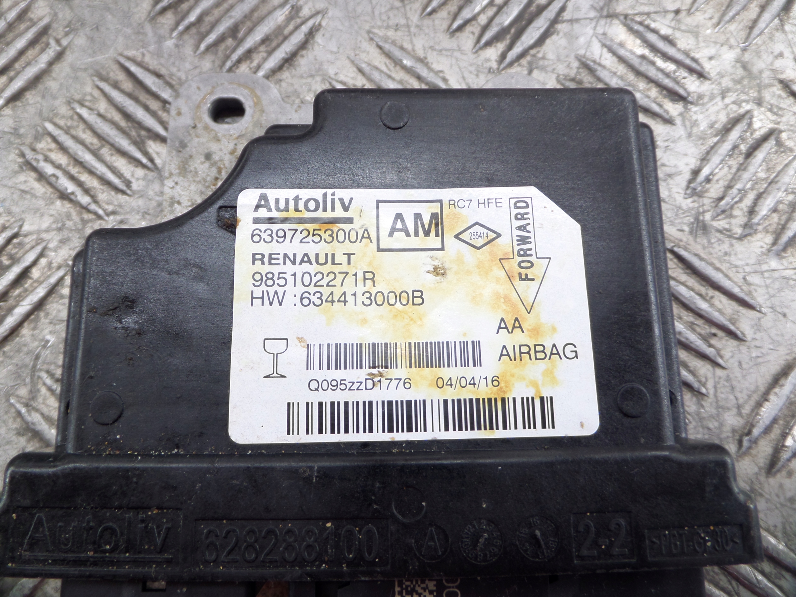 RENAULT KADJAR SENSOR airbag airbag 639725300A