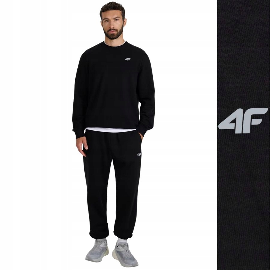 Komplet Dres Męski 4F Bluza Spodnie Dresy Sportowy Na Co Dzień