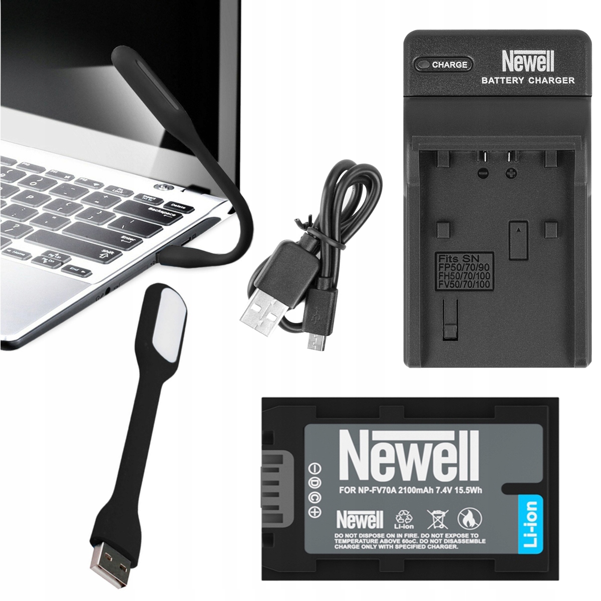 Usb Nabíječka Akumulátor Baterie pro Sony NP-FV70A Np FV70A