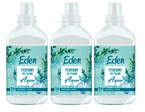 3 x Parfém na textil Eden Aqua 720ml dlhotrvajúca vôňa