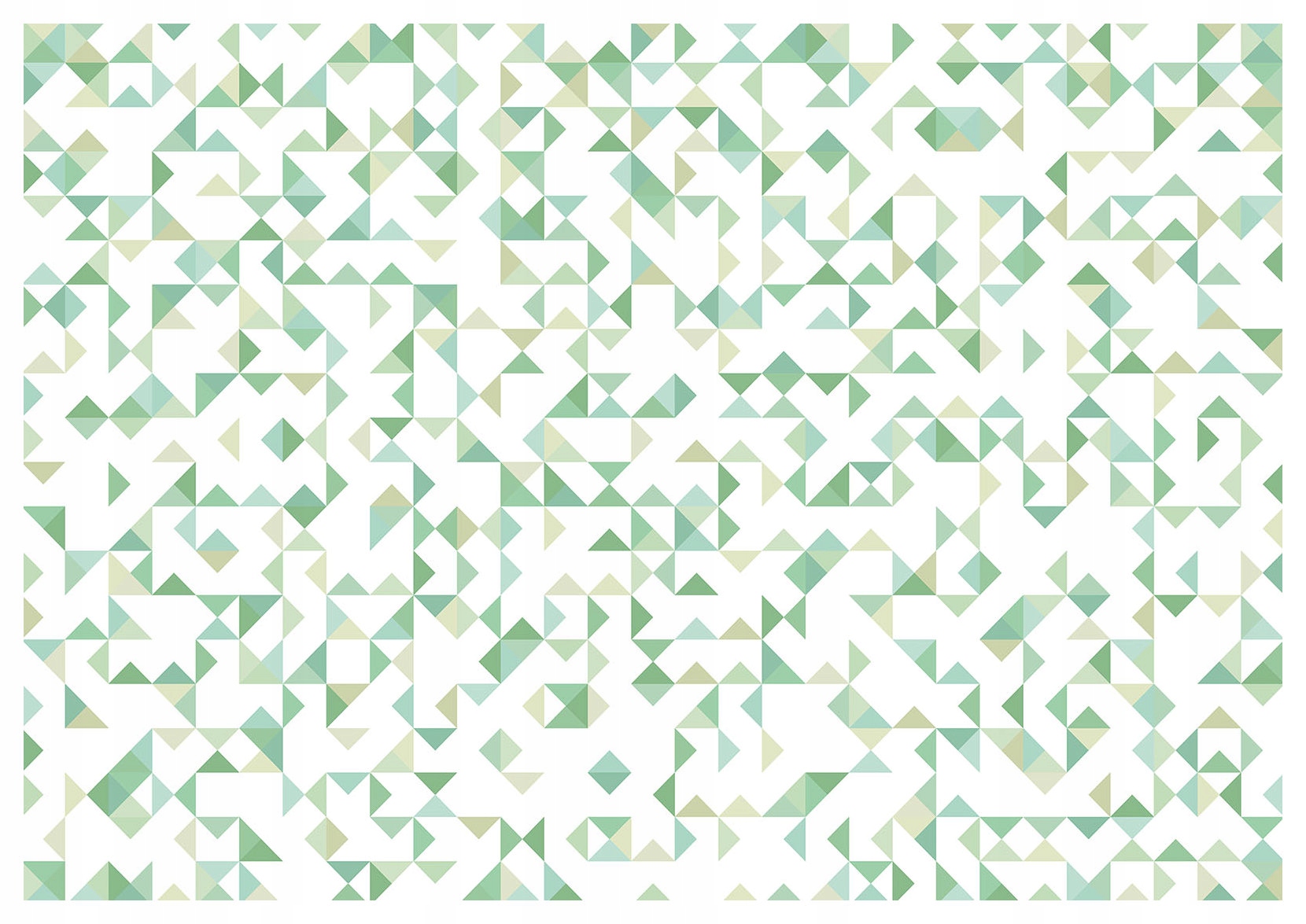 Fototapeta Zelené trojuholníky geometria les abstrakcia 368x280 lepidlo