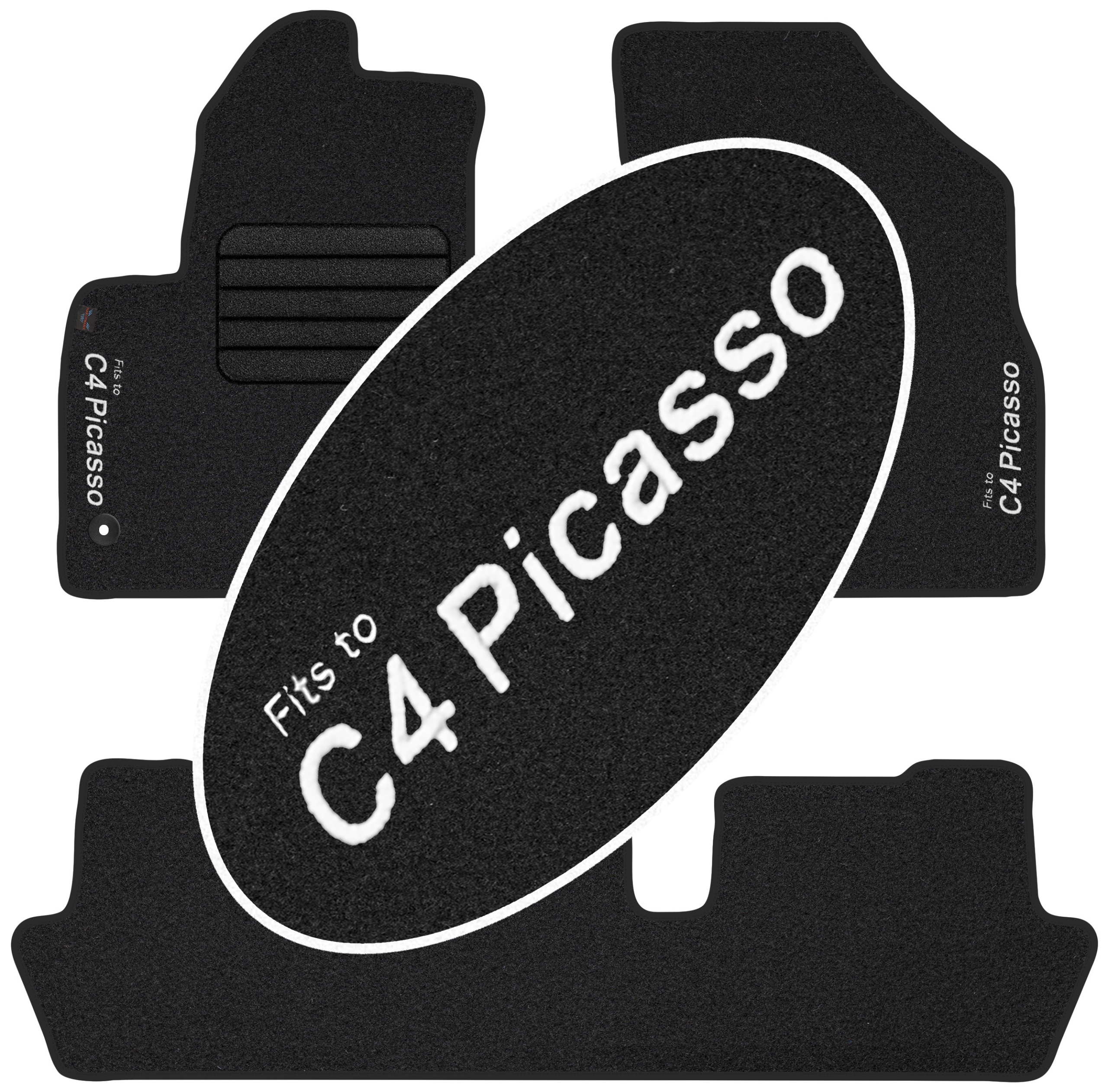 

C4 Picasso 2006-2013 Dywaniki welurowe Haft