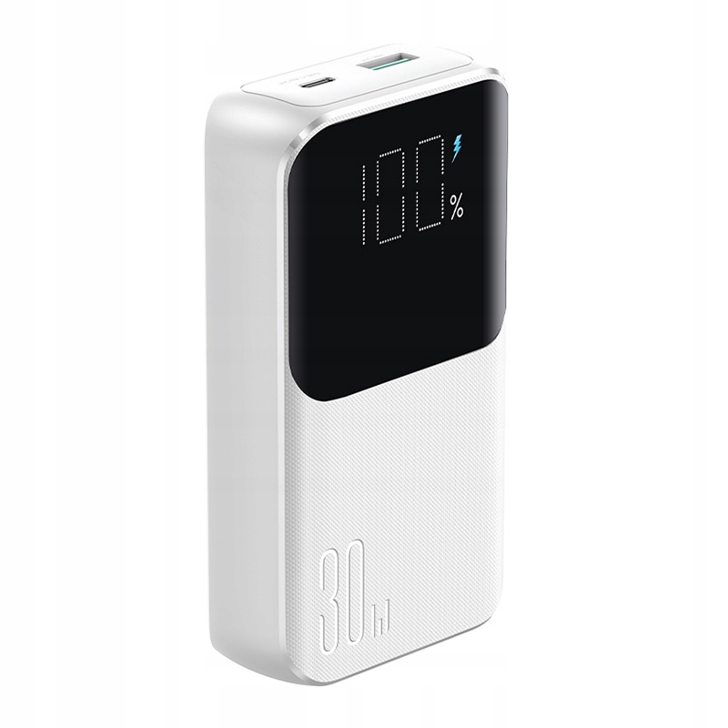 Powerbanka 10000 mAh 30W Powerbanka S Kabely Usb-c Lightning Kabel A Pouzdro