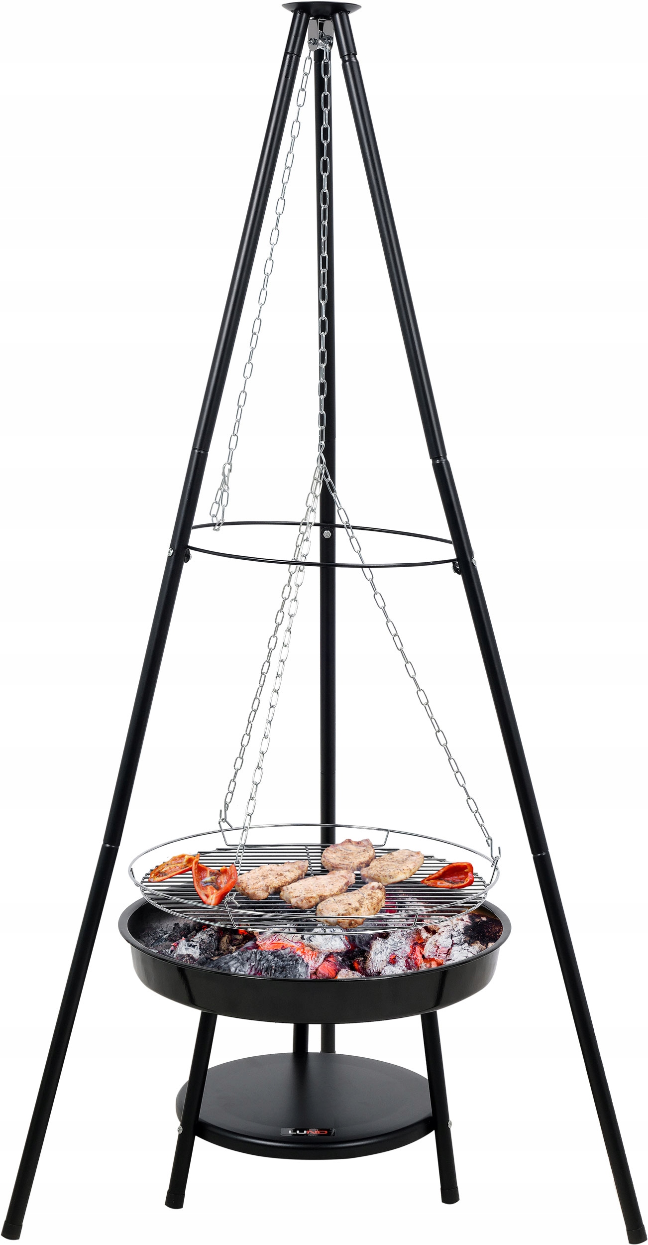 

Grill Wiszący Palenisko 52 CM Ogniskowy Trójnóg