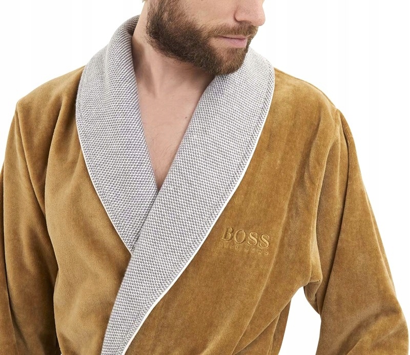 HUGO BOSS SZLAFROK MĘSKI LORD CAMEL ORGINAŁ R S / M EAN (GTIN) 3596481861973
