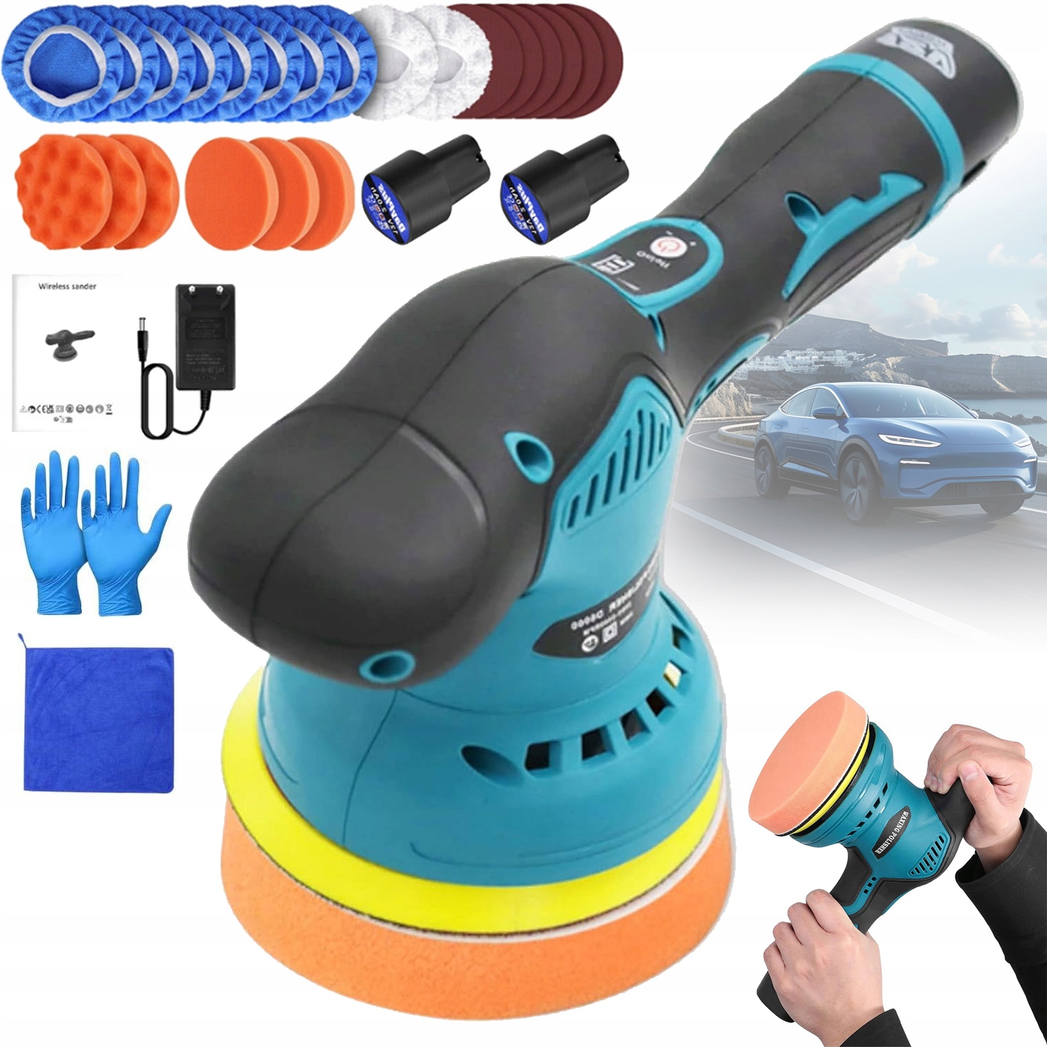 Multifunkční Automobilová Excentrická Leštička Strojů Na Leštění Vosku