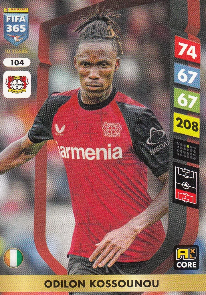 Fifa 365 2025 Core Odilon Kossounou 104