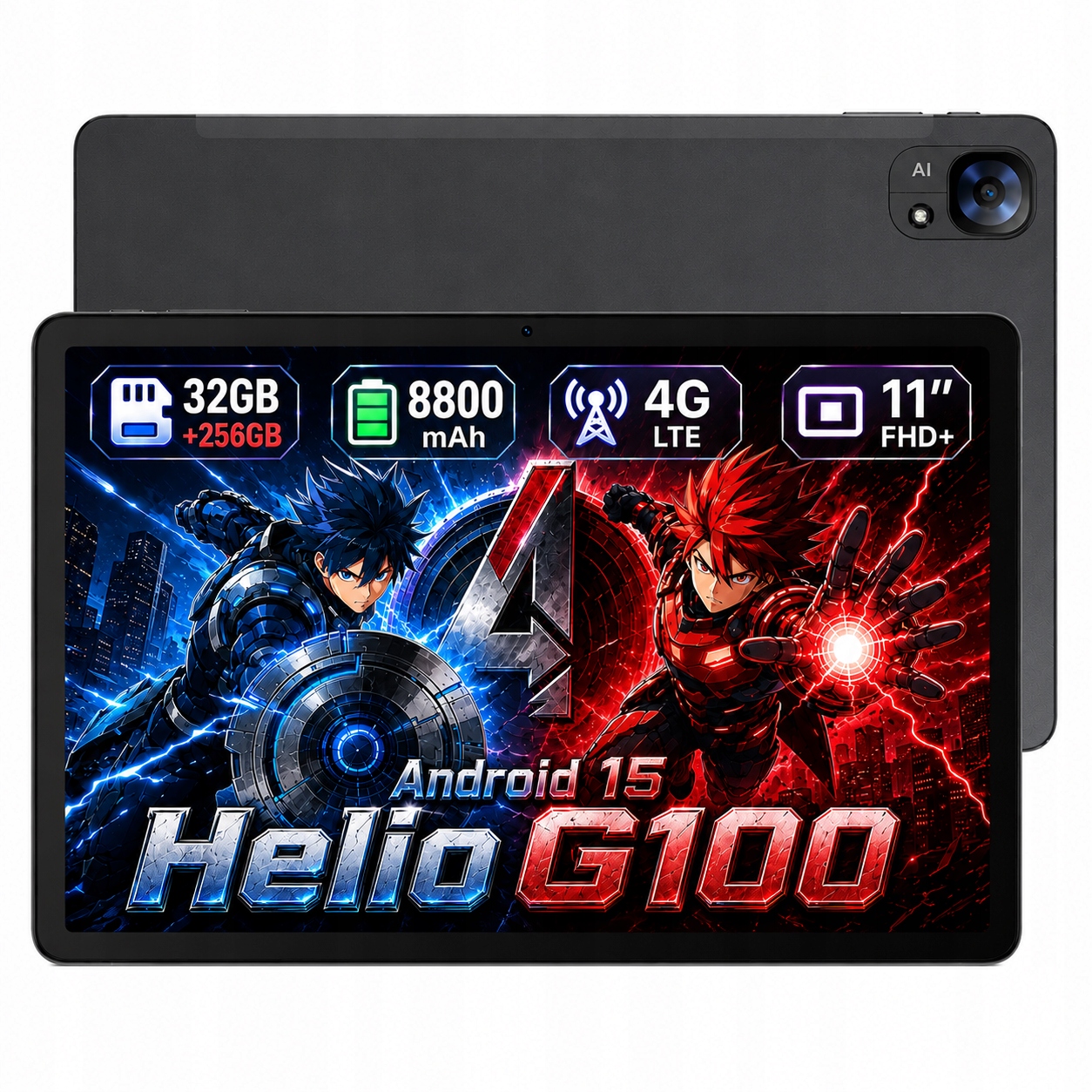 Doogee Tablet E3 11" Fhd+ 32/256GB/2TB 8800mAh 4G Lte SIM/GPS/Android