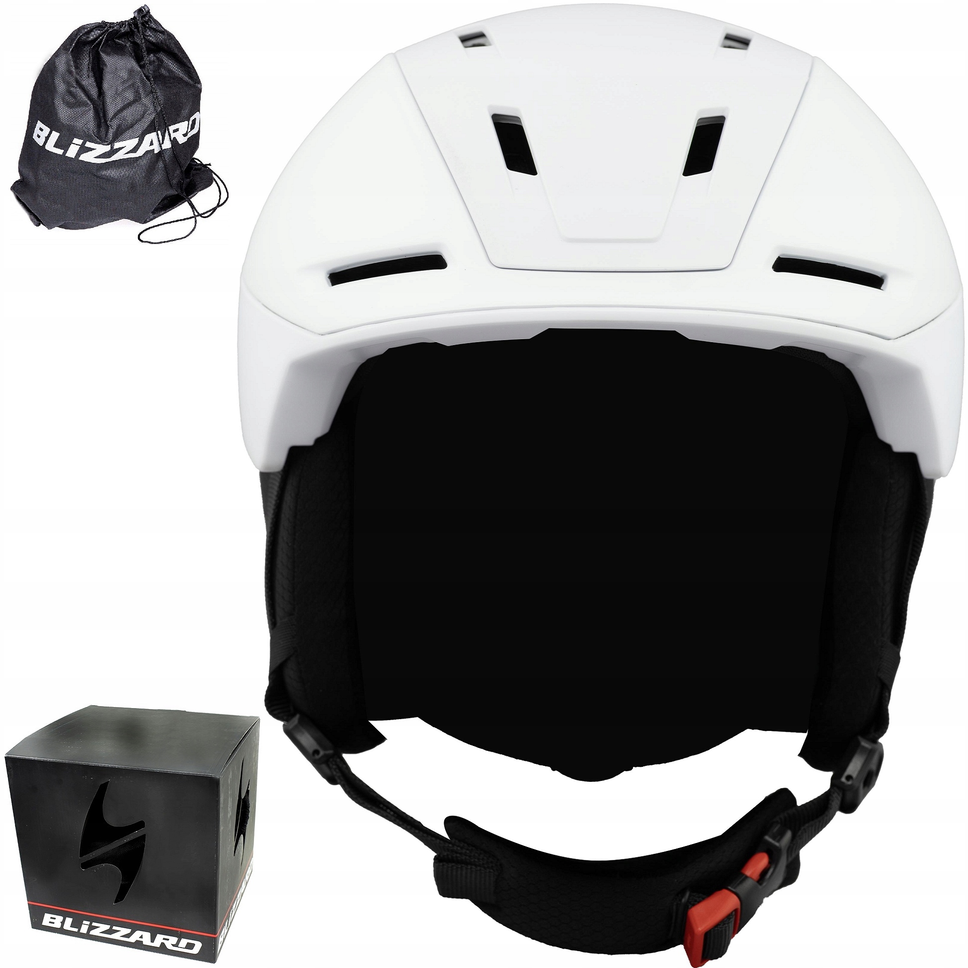 Lyžařská přilba Blizzard W2W Edge ski helmet 55-59 Cm bílá matná