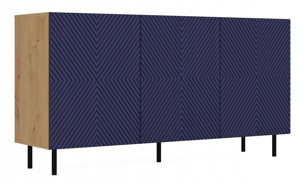 Komoda KAMA 3D/K ARTISAN GRANAT 150x40x78