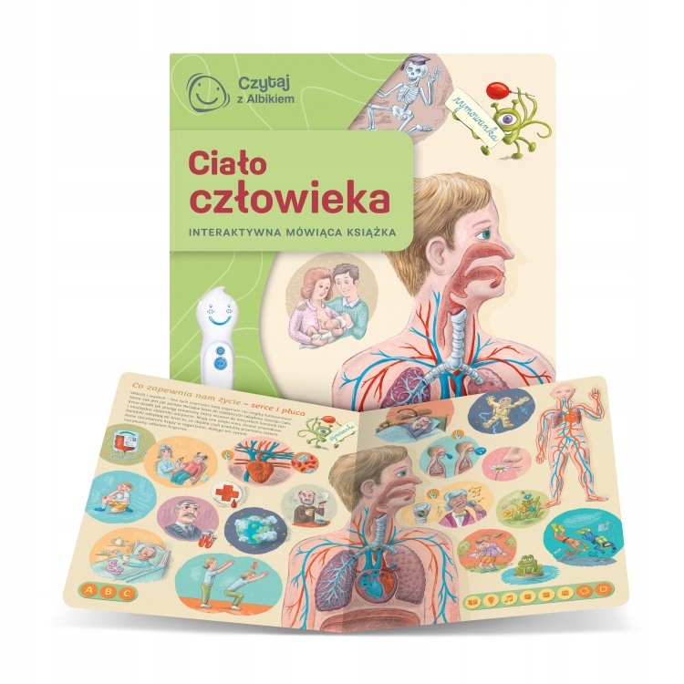 CIAŁO CZŁOWIEKA Czytaj z Albikiem Interaktywna ksi Wydawnictwo Albi