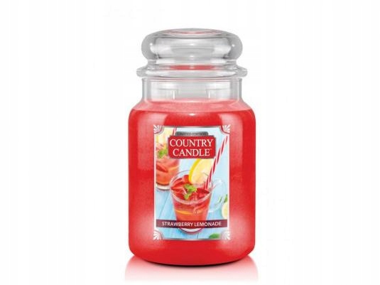 Strawberry Lemonade Country Candle – velká svíčka – 2 knoty
