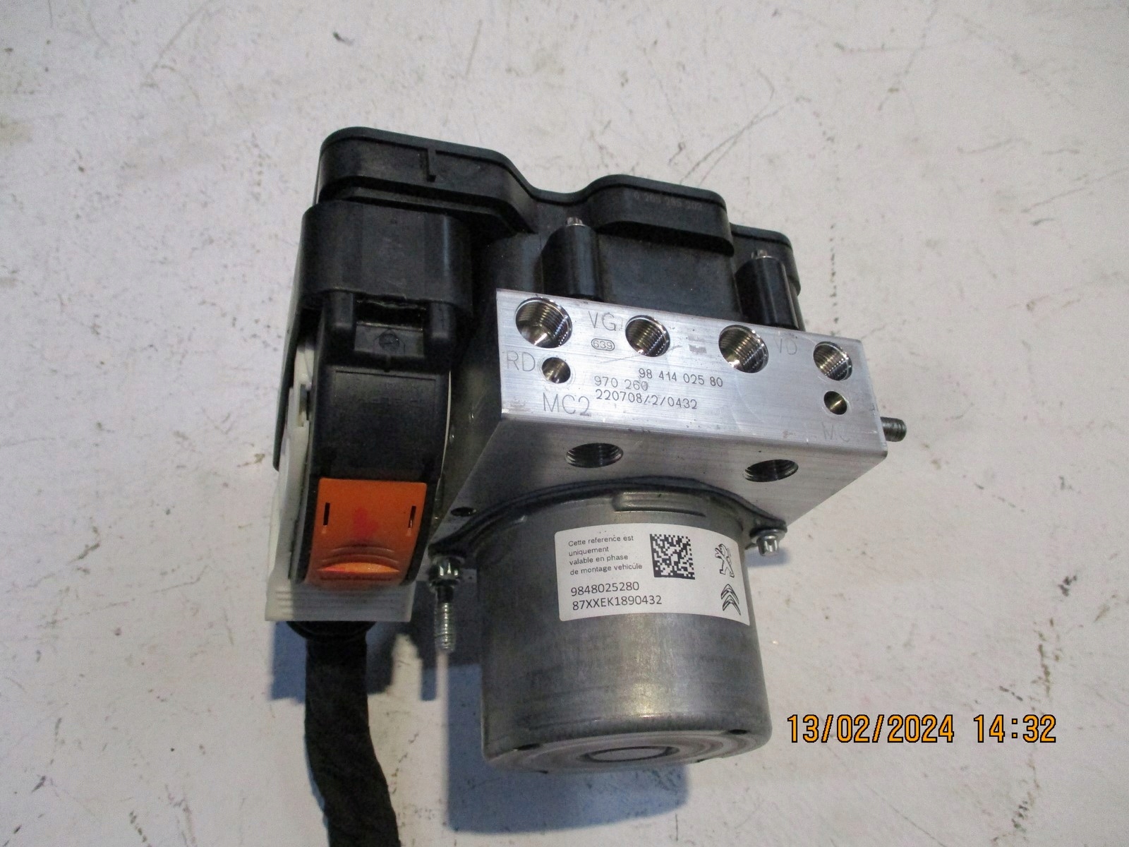 Pompa ABS PEUGEOT CITROEN 9848025280 9841402580
