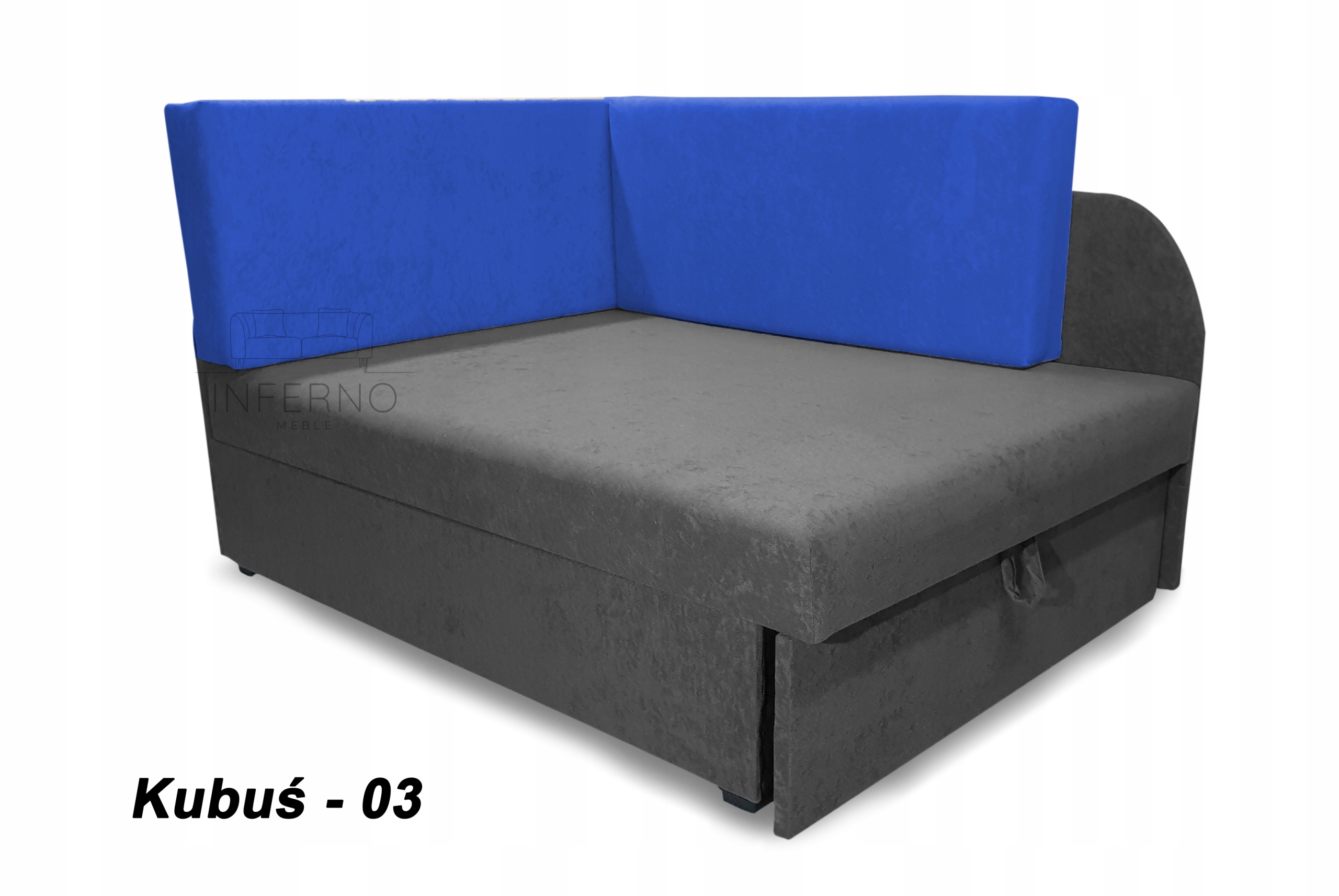 Łóżko dziecięce, narożnik dla dziecka, rozkładane Kod producenta KS01