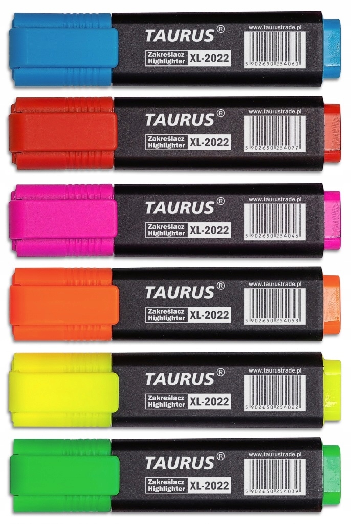 

Zakreślacze fluorescencyjne kpl 6szt