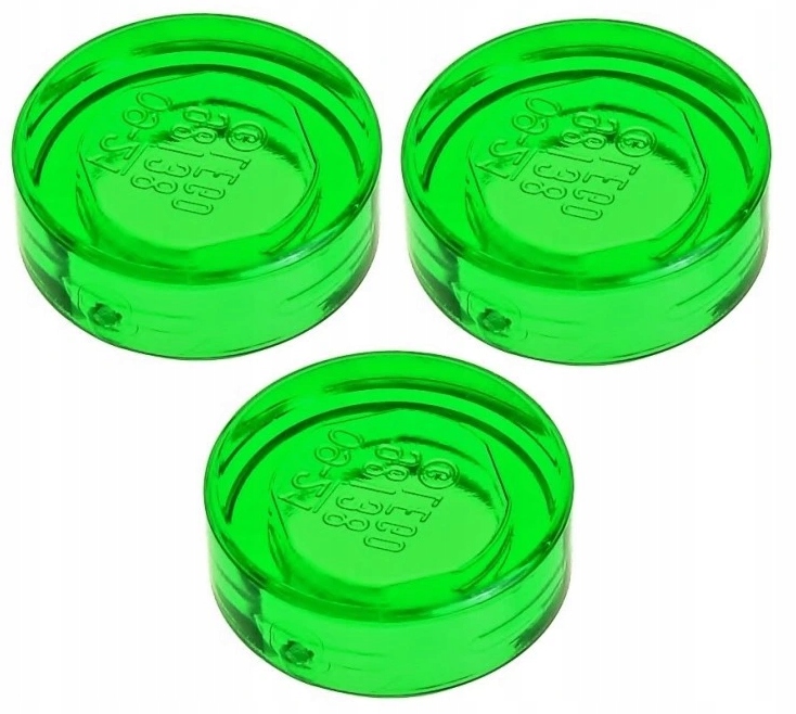 

Lego Płytka Płaska 1x1 Trans. Zielona (98138) 3szt