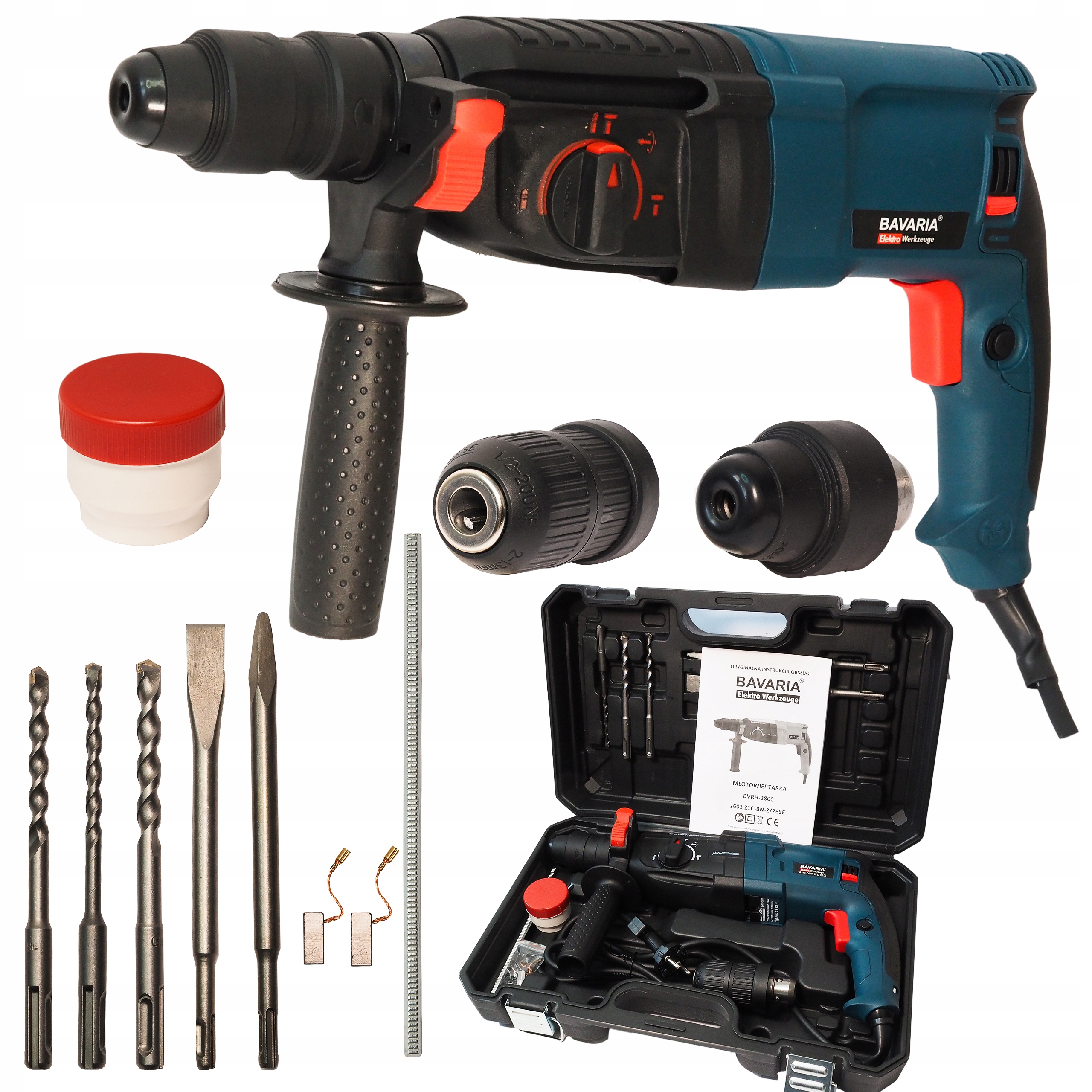 

Młotowiertarka Wiertarka 2600W Sds+ Mocna