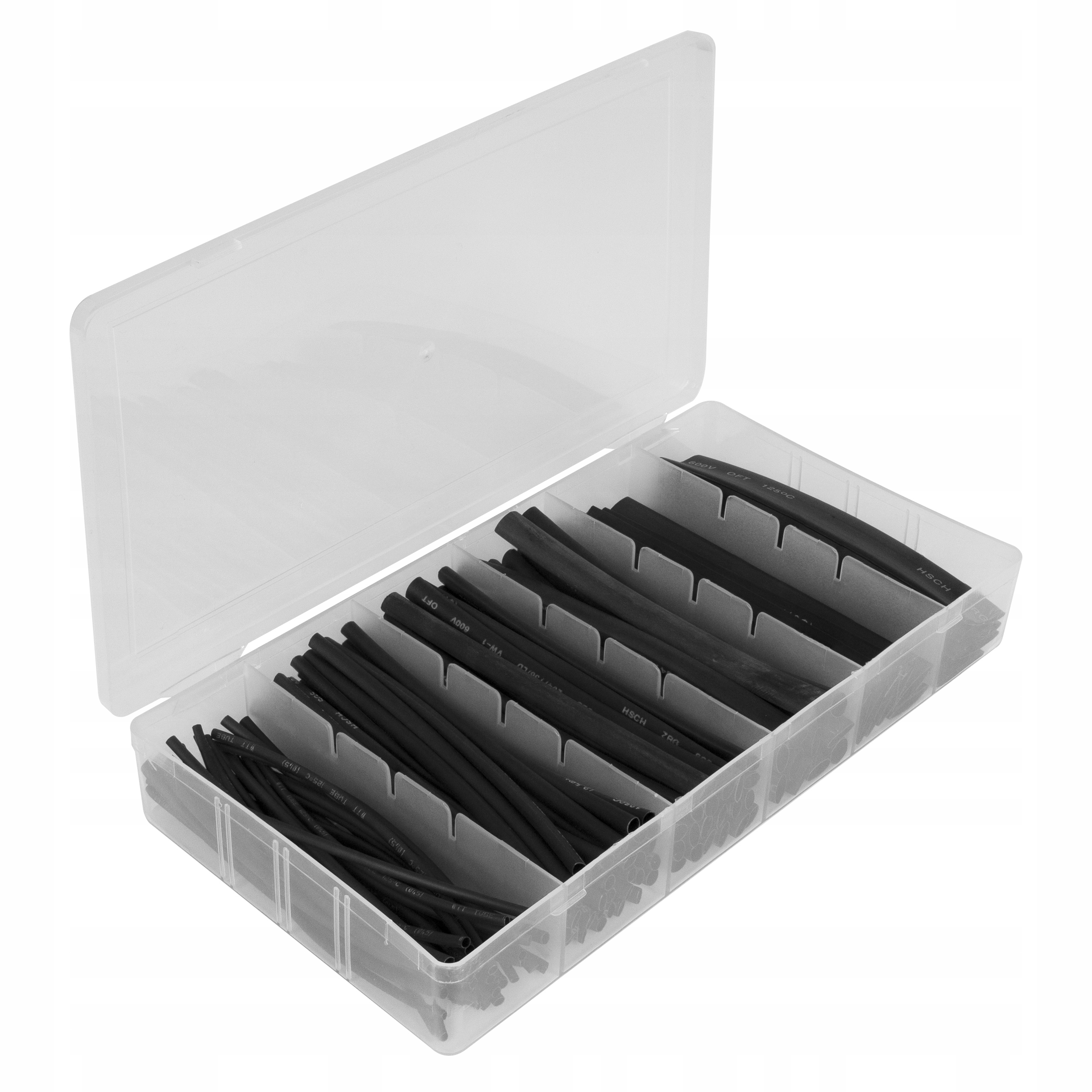 NEKU ZESTAW RUREK TERMOKURCZLIWYCH CZARNE 100szt Stan opakowania oryginalne