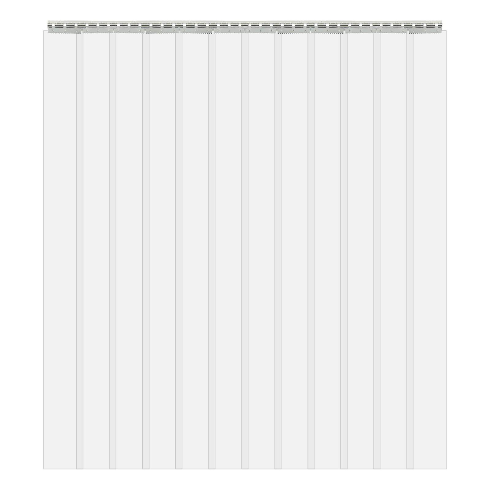 12 X Pvc Pásková Záclona Fólie Závěs Na Dveře 210 CM