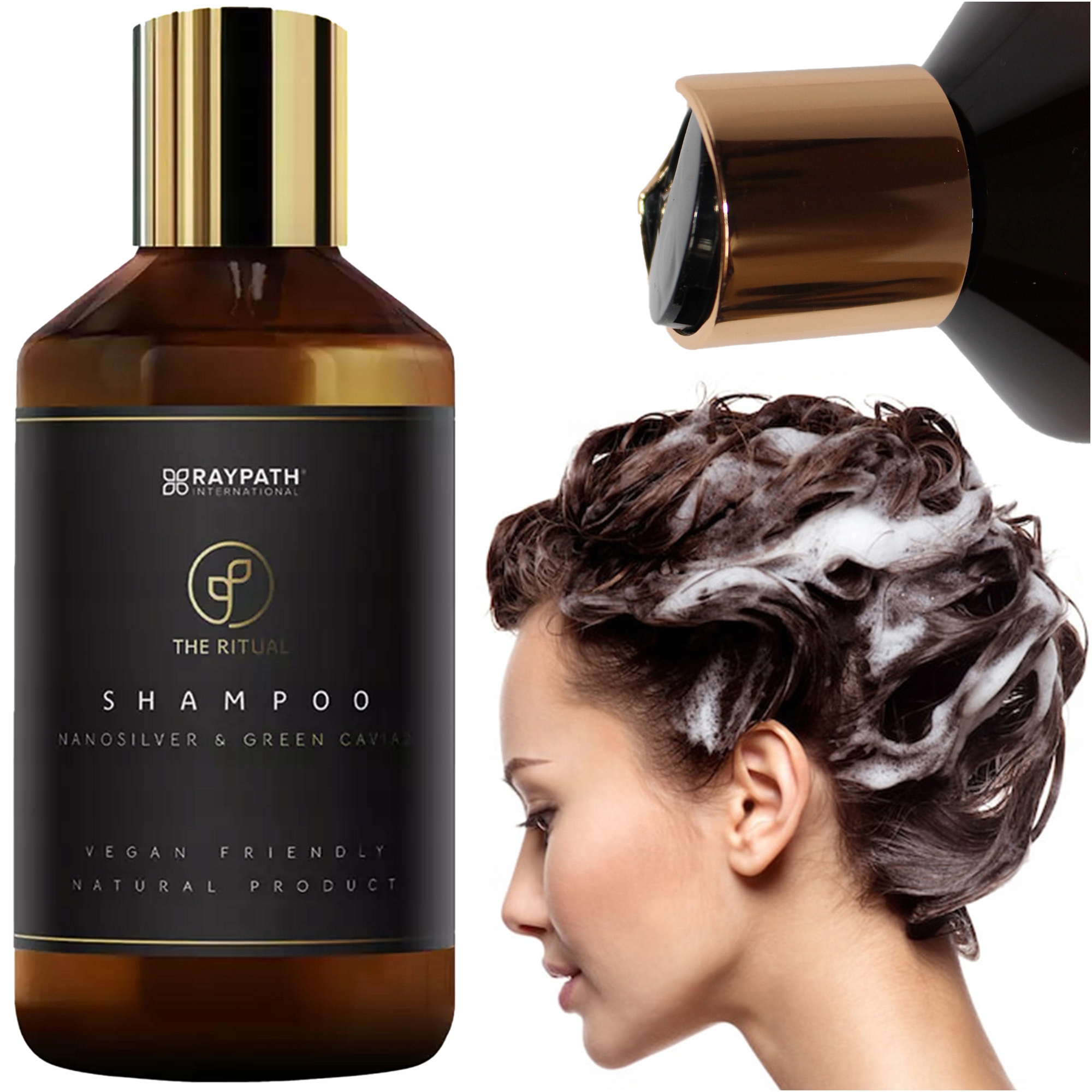 Raypath Šampon Green Caviar 300 ml s kaviárem Nanostříbro