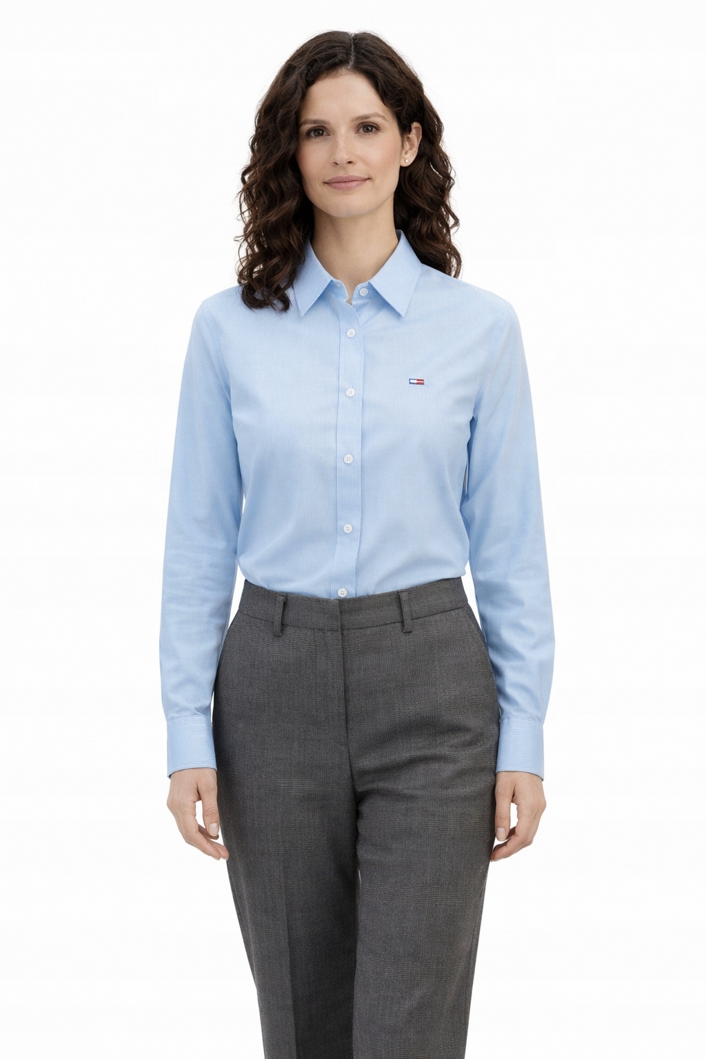 Tommy Hilfiger Klasická Bavlněná Košile S Límečkem 38 I4C