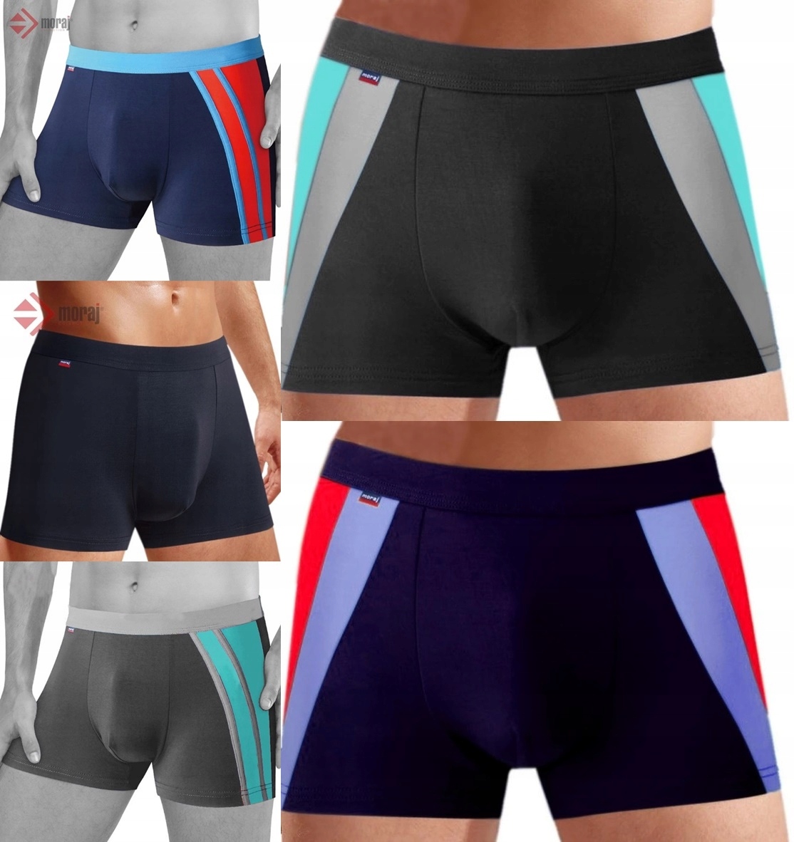 

Moraj Bokserki Męskie Szorty Bambusowe 5szt. 2XL