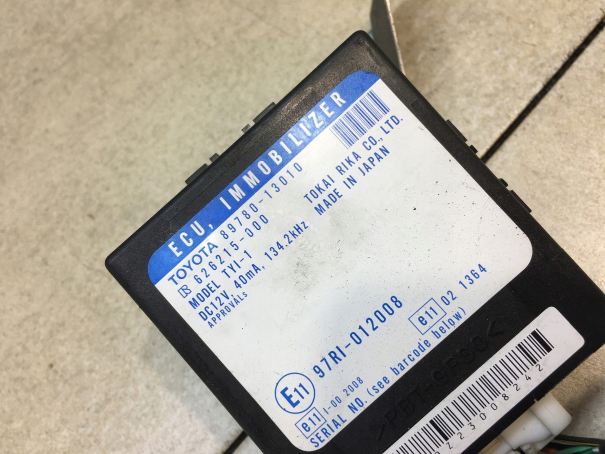 Module IMMOBILIZERA COROLLA VERSO E12 2.0 D4D 89780-13010