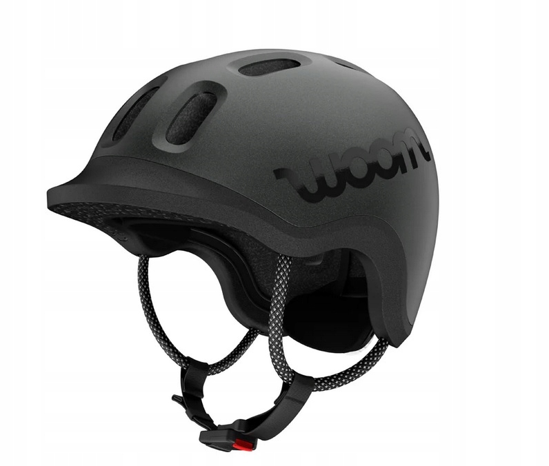 Kask rowerowy dziecięcy Woom Ready Czarny M 53-57 CM