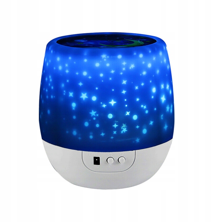 

Projektor Lampka Nocna Gwiazd Nieba Obrotowa 360°