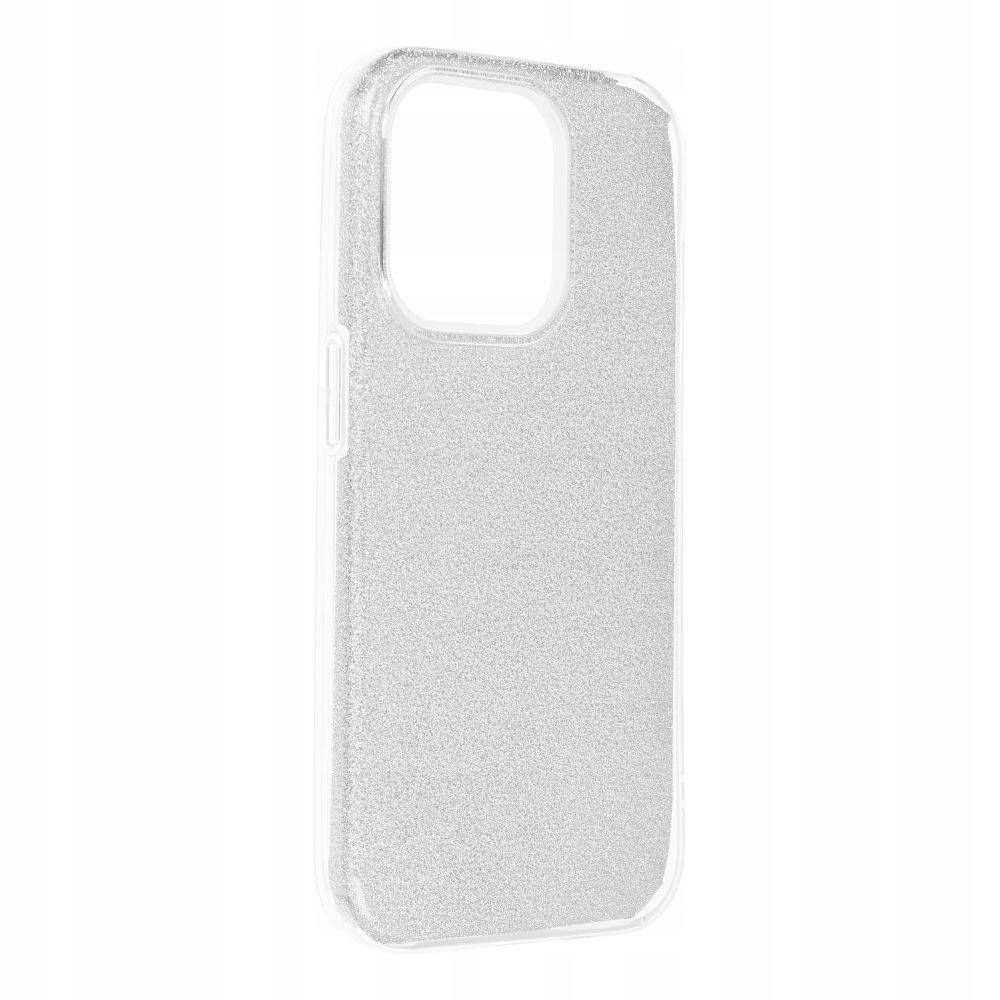 Etui Shining Do Iphone 15 Pro Srebrny