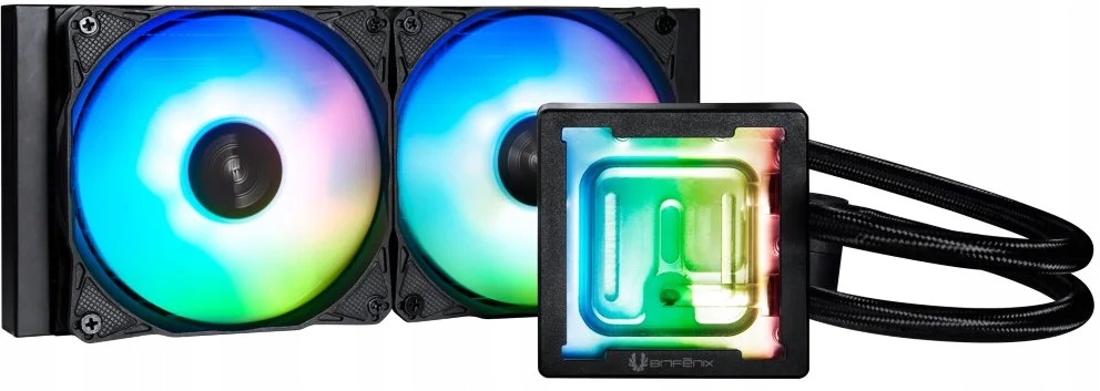 Chłodzenie wodne Bitfenix Cube AIO 240 czarne