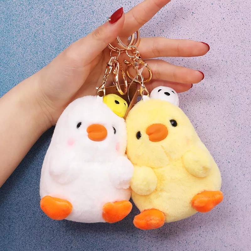 Breloczek maskotka słodki mały kurczaczek biały Kod producenta 4021