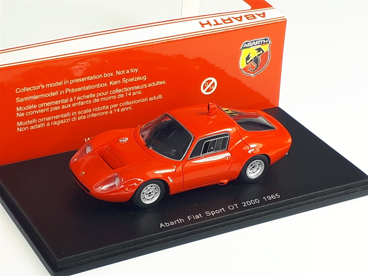 Spark Fiat Sport Ot 2000 Abarth 1965 červená 1:43