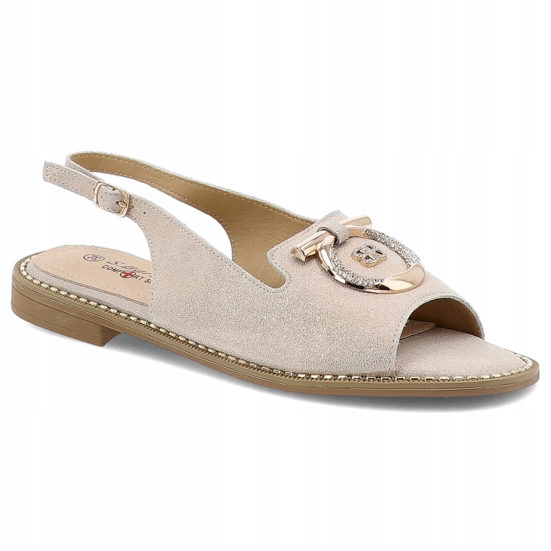 Růžové sandály S.Barski Elegantní dámská obuv