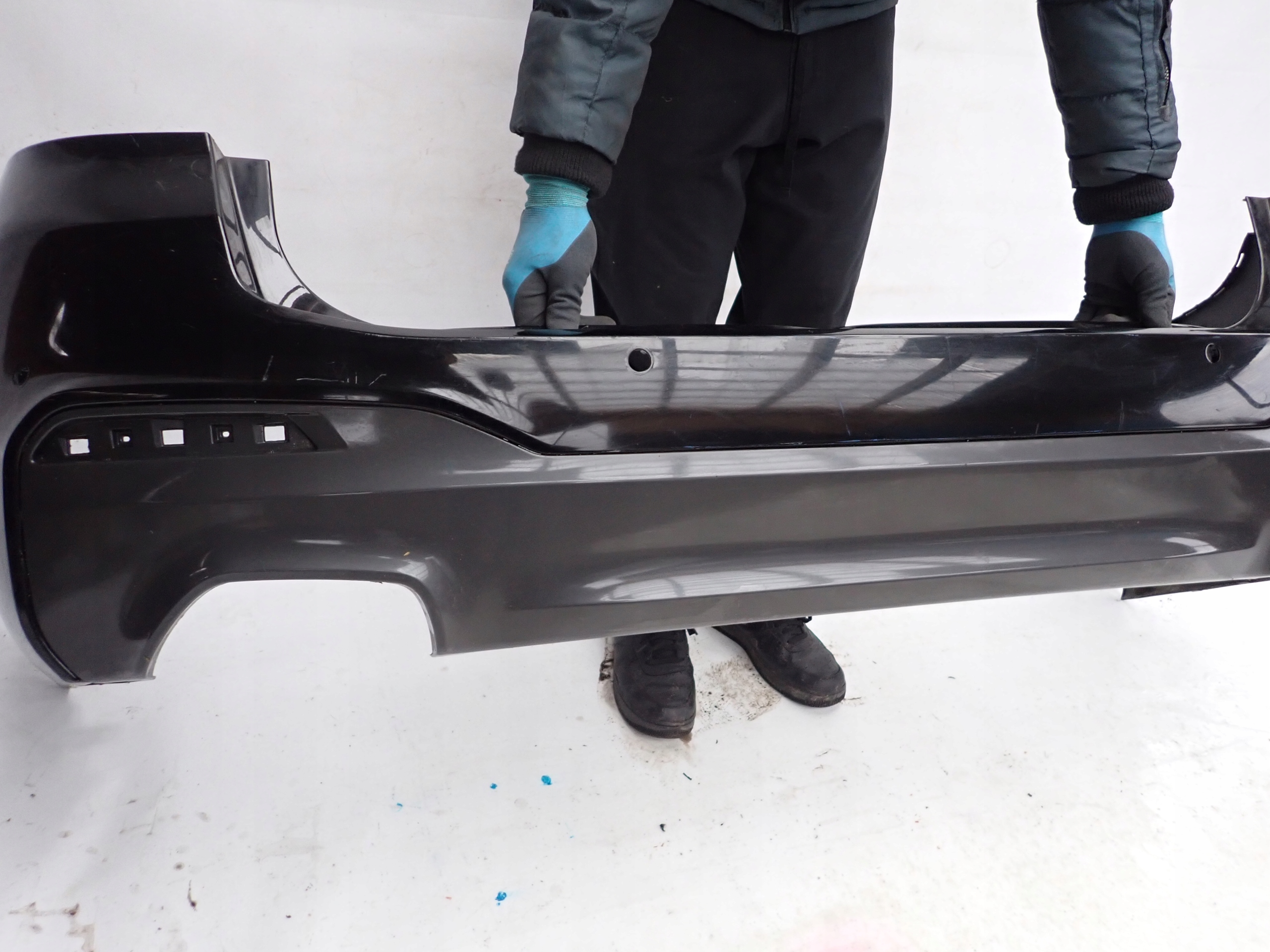BMW 5 G31 KOMBI m-packet 17- bumper rear part rear PDC