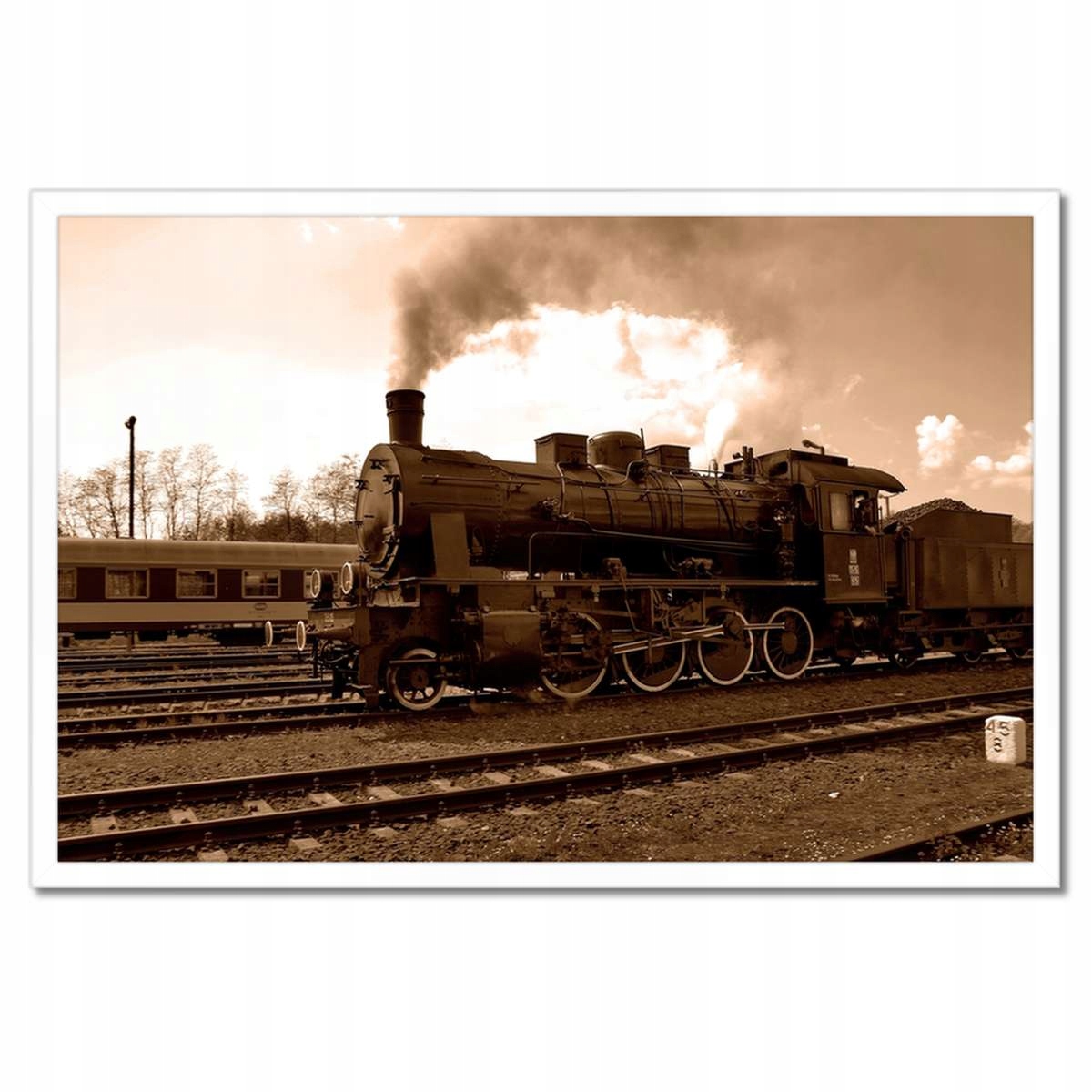 Plakáty v rámu 60x40 Lokomotiva TR565 Wolsztyn