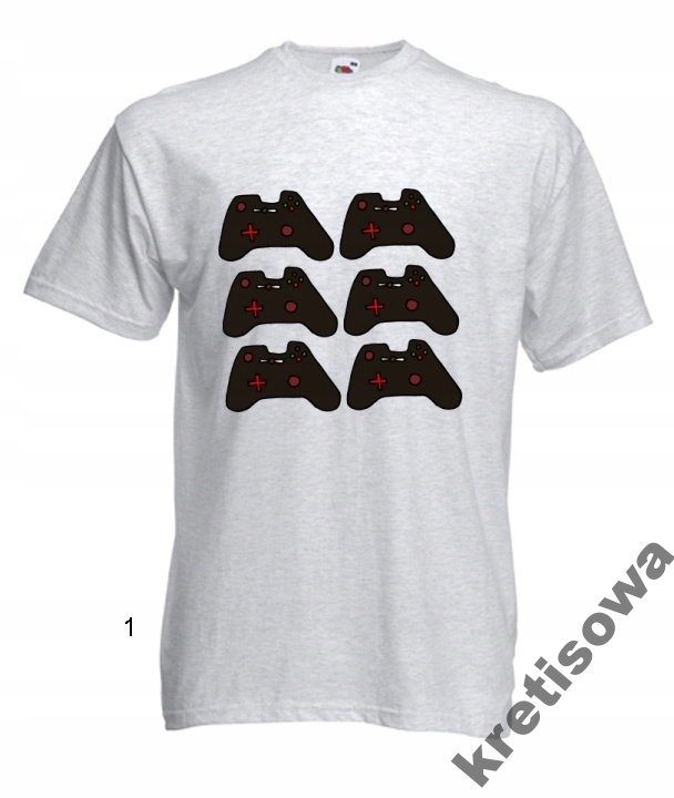 

Kolorowe Koszulki Dla Gracza Pad Pacman Gry