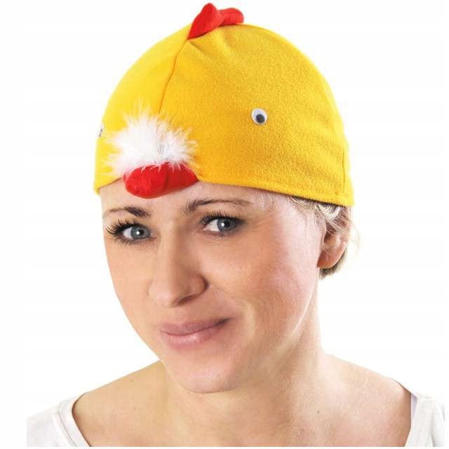 

Czapka welurowa Kurczak kurczaczek kaczka Pisklak