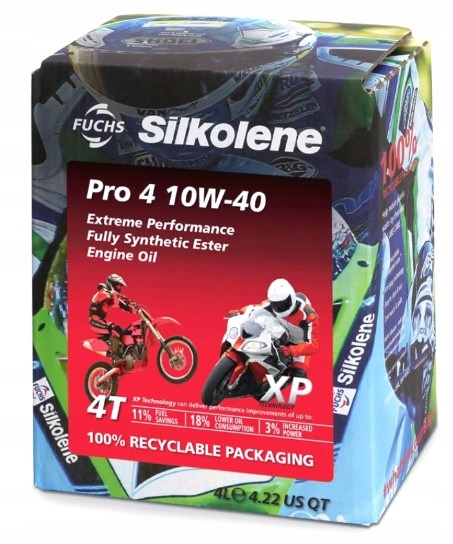 FUCHS SILKOLENE PRO 4 10W-40 XP ESTRY 4T 4L